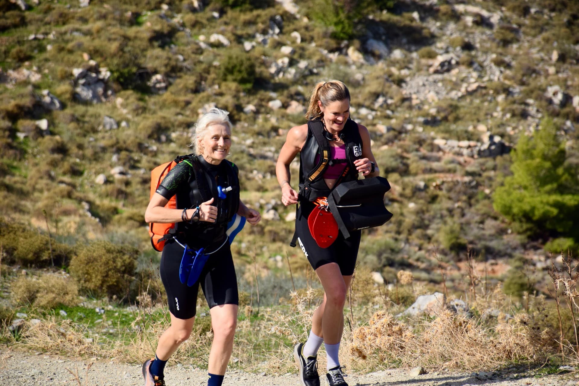 Préparation au SwimRun de Vassivière